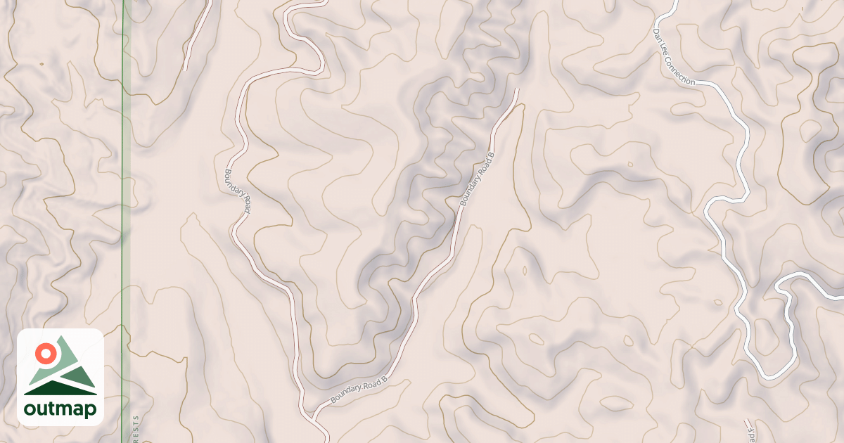 Map of BOUNDARY B