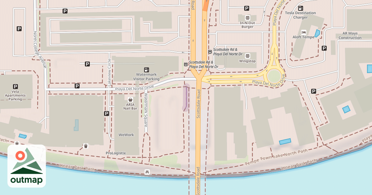Map of Rural Road Ramp