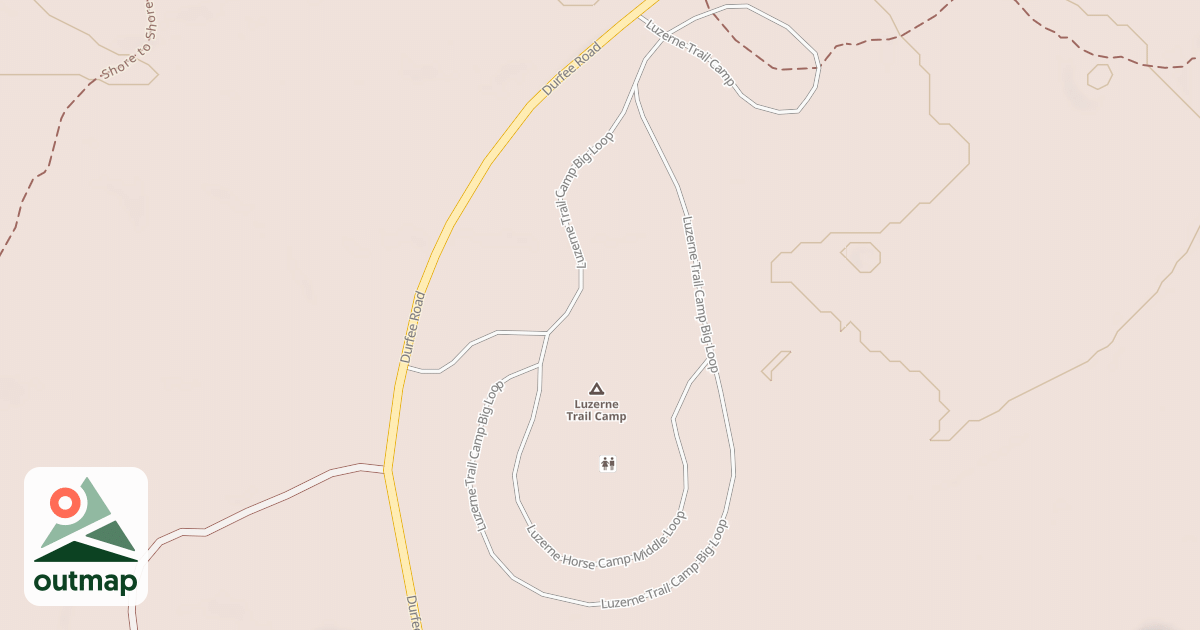 Map of LUZERNE TR CAMP BIG LOOP