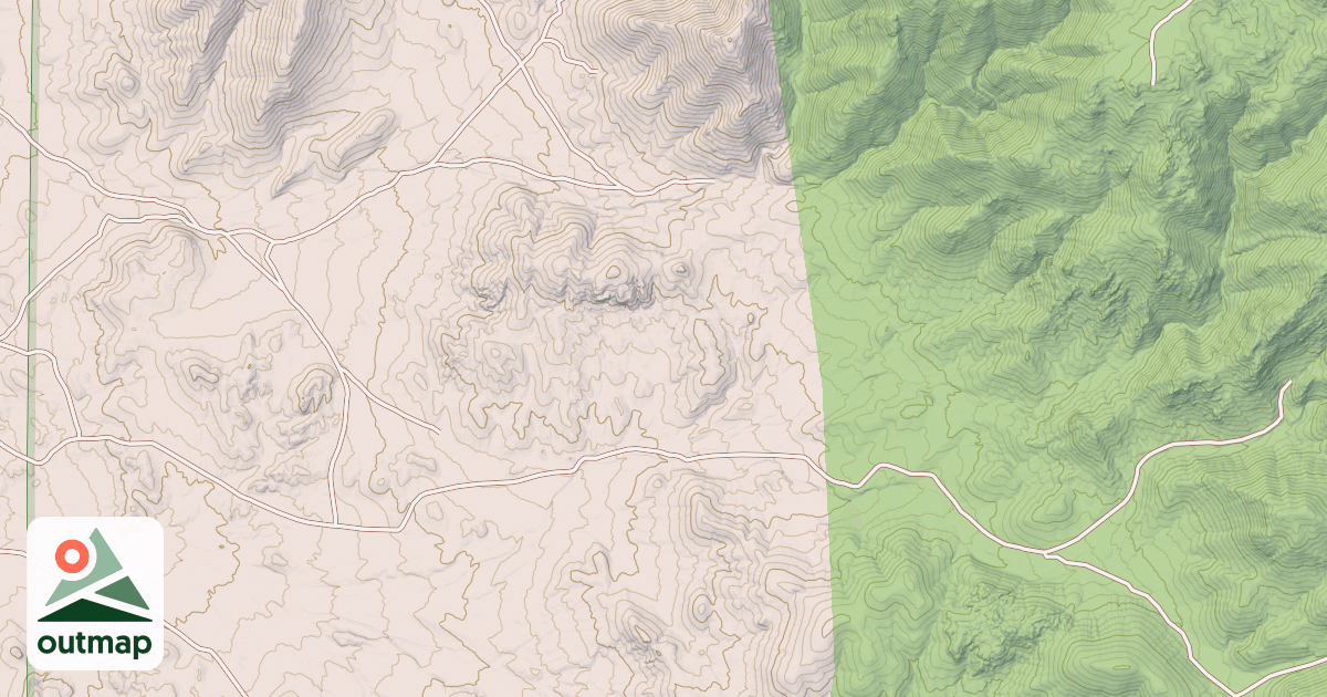 Map of MARIPOSA CREEK
