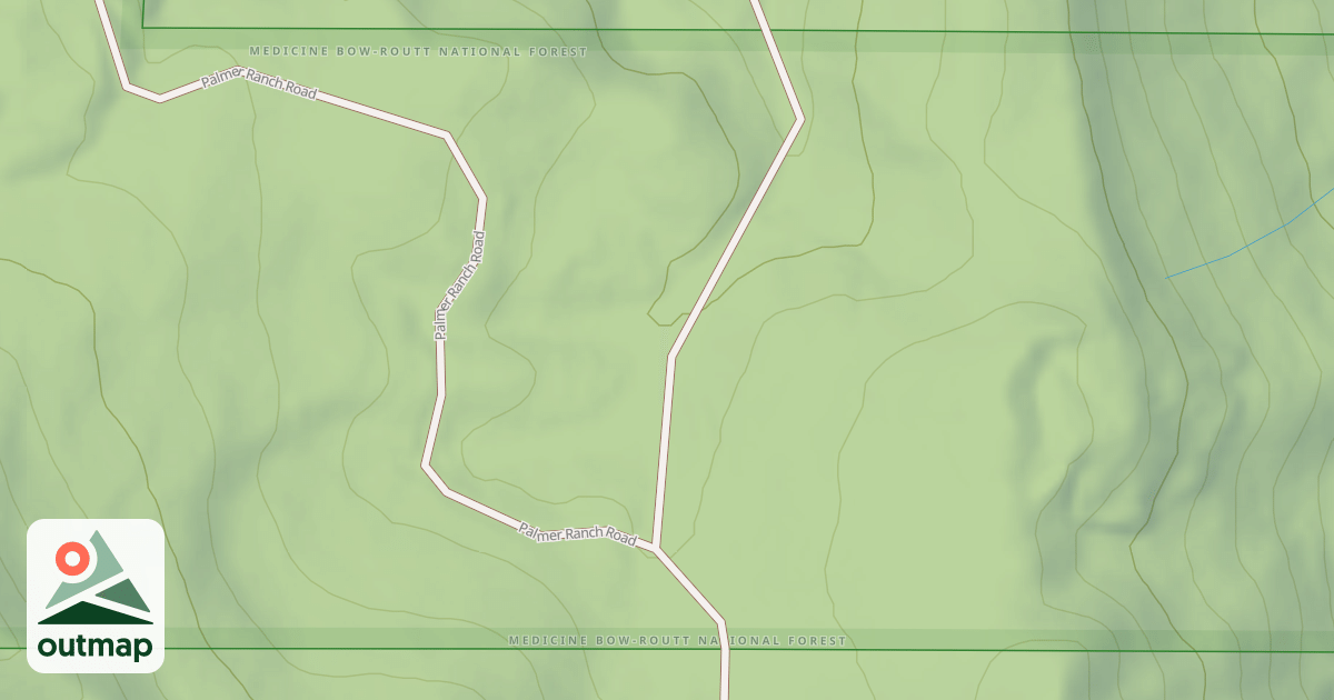 Map of BLACK MTN K