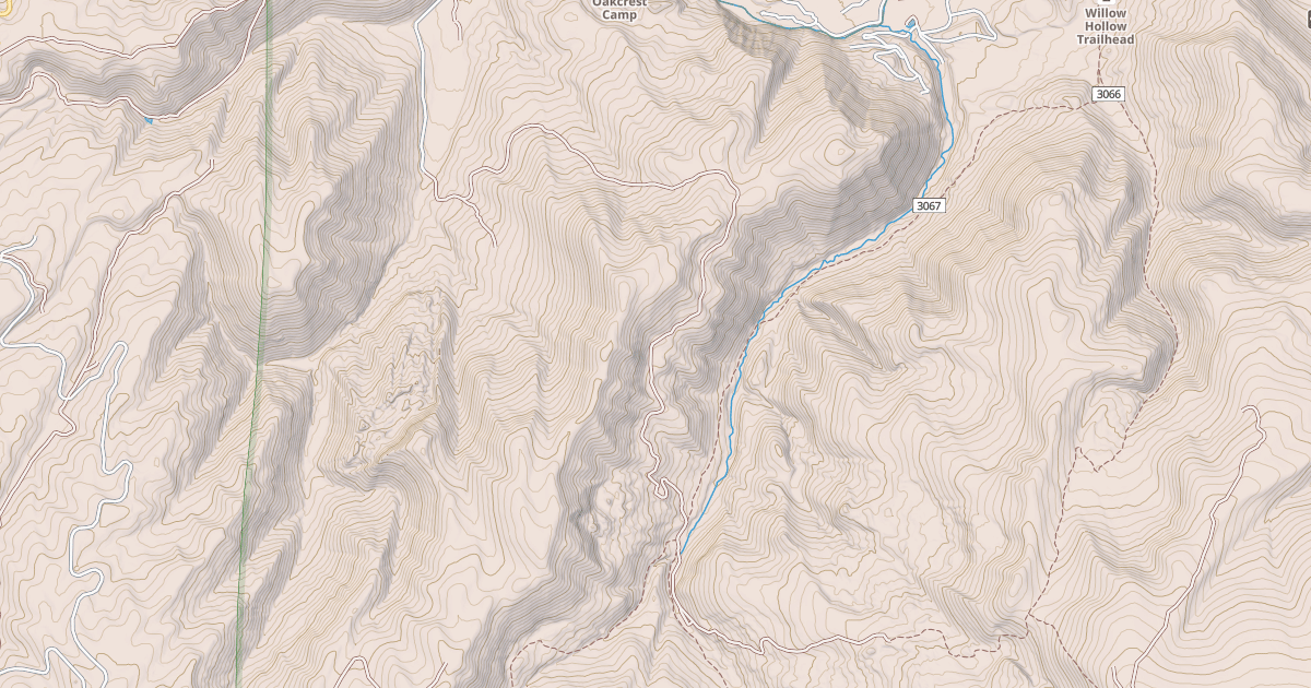 Map preview of CAMPBELL HOLLOW RIDGE