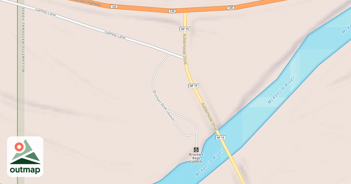 Map of BRUCKART BOAT LAUNCH