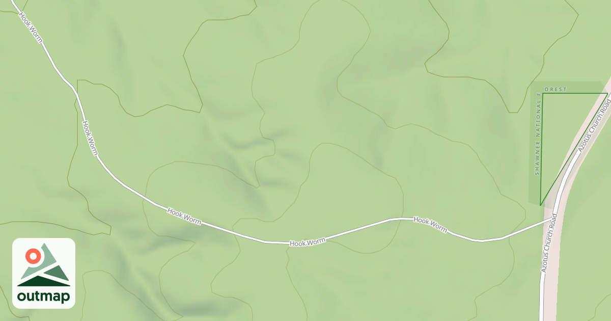 Map of HOOK WORM