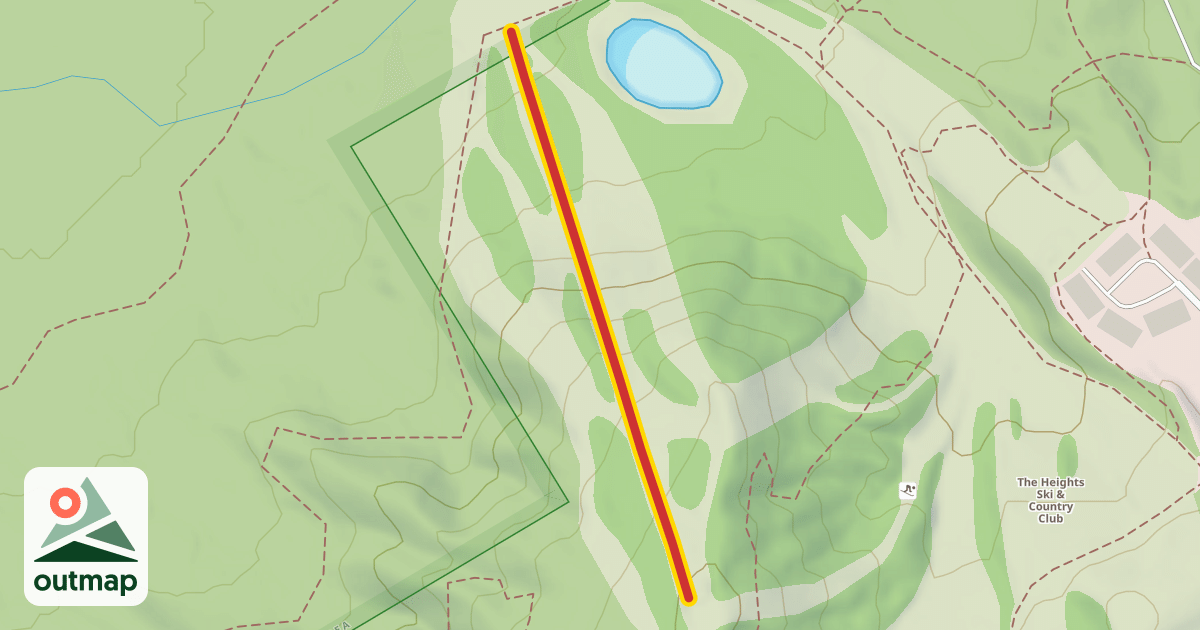 Map of Trailblazer Chair (C Lift)