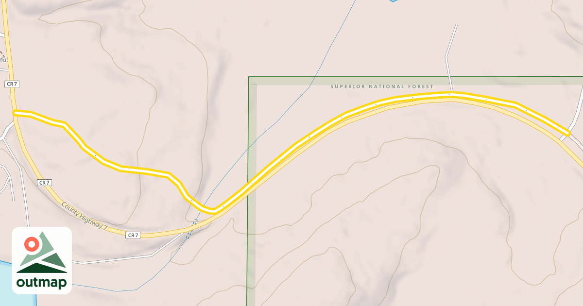 Map of Tomahawk Snowmobile Trail