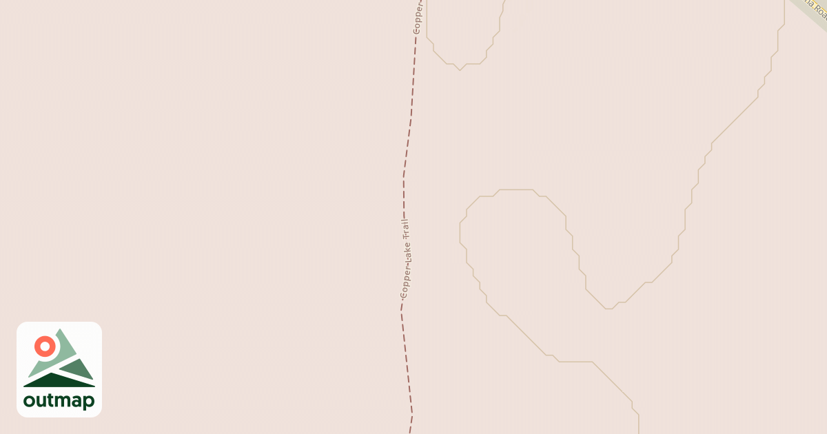 Map of Copper Lake Trail