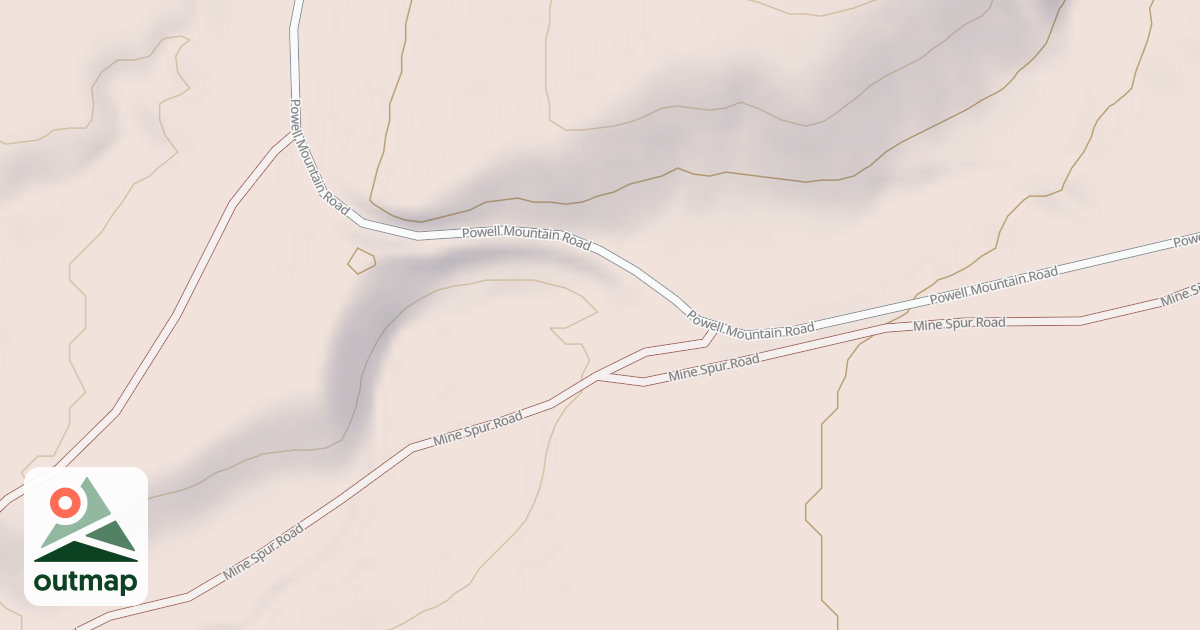 Map of MINE CONNECTOR SPUR C