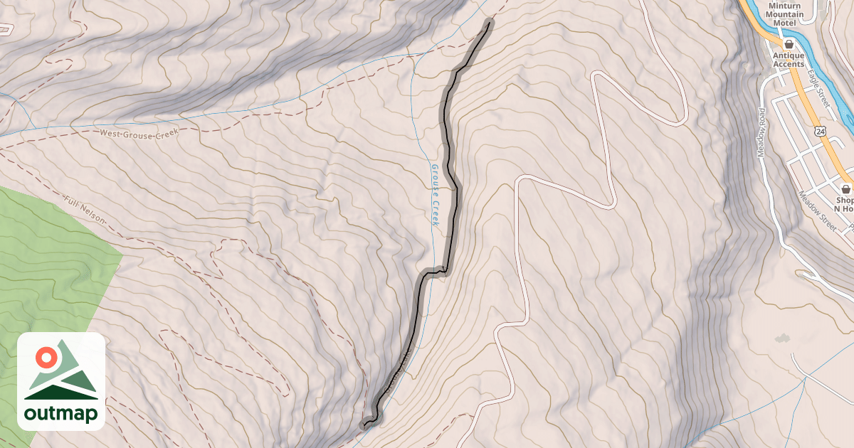 Map of Grouse Lake