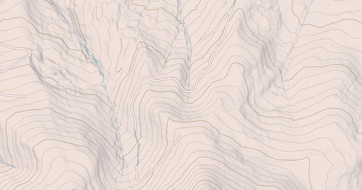 Map preview of DEADMAN MOUNTAIN