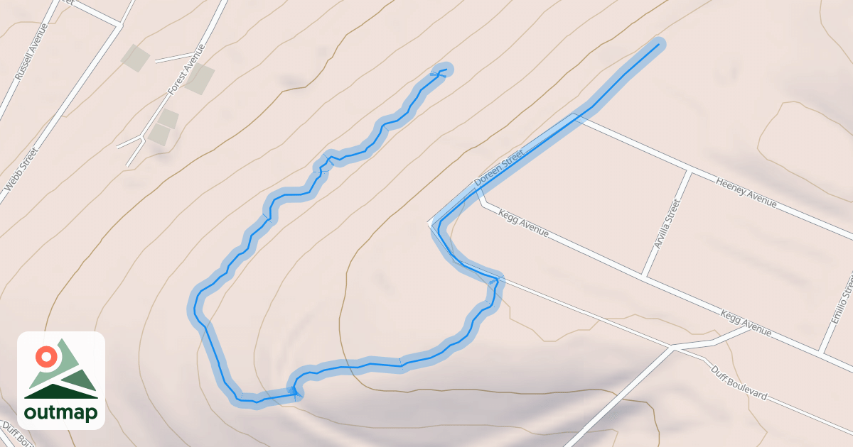 Map of LSHT - Overlook Trail