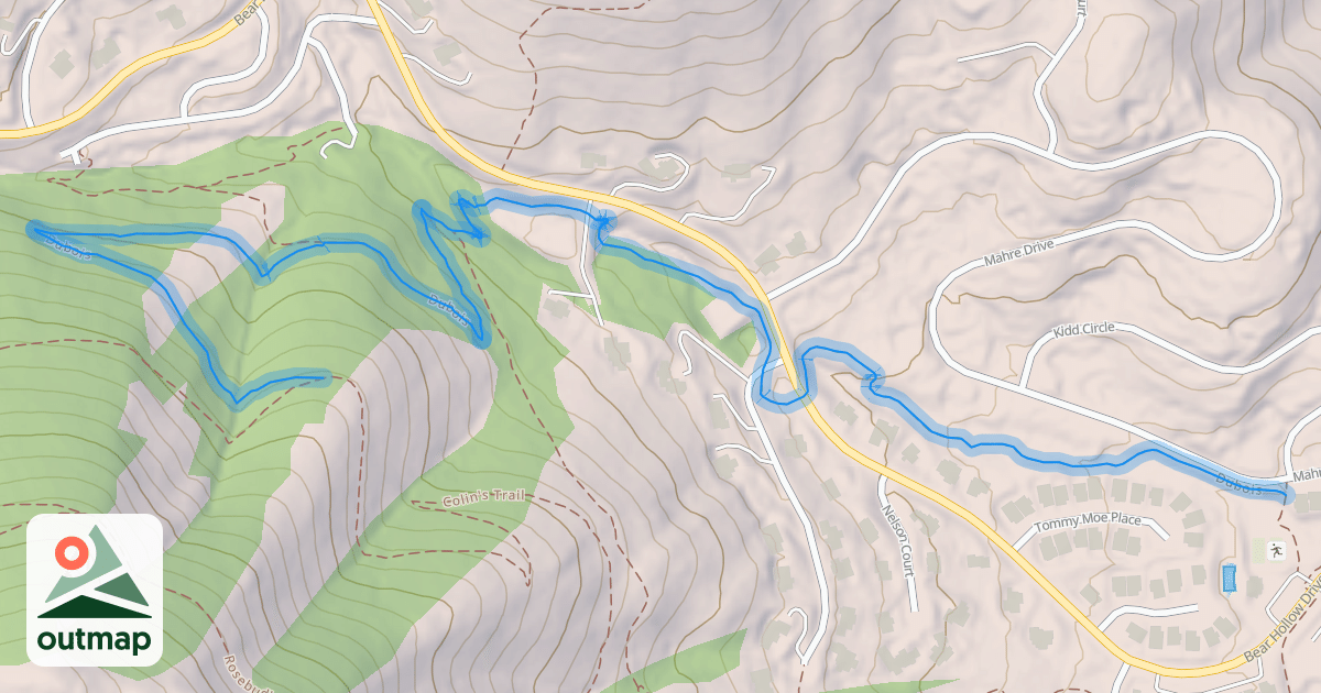 Map of Dubois