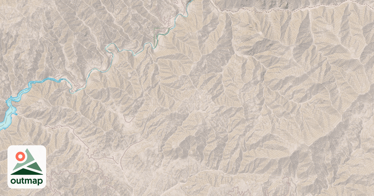 Map of Corral Creek