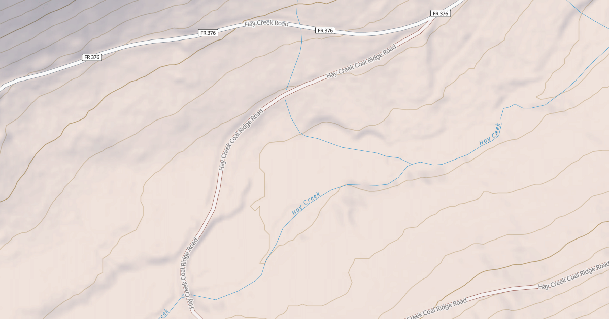 Map preview of HAY CREEK COAL RIDGE