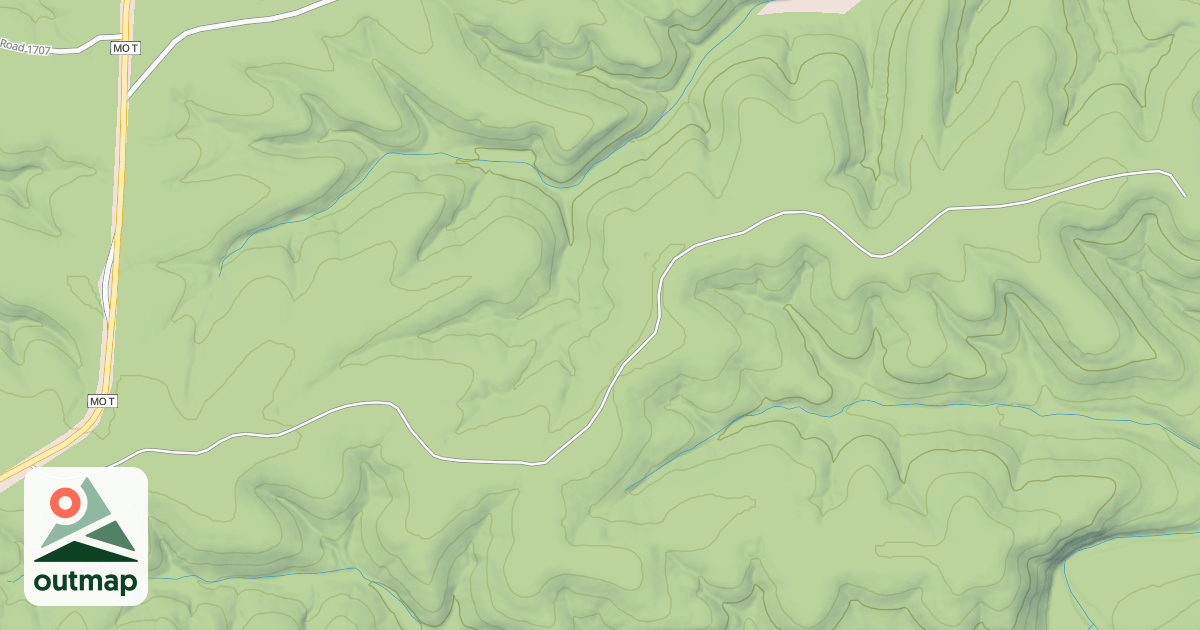 Map of CORN CREEK