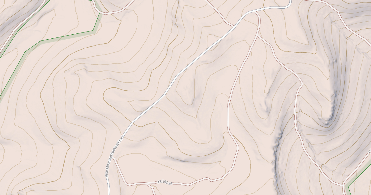 Map preview of BEAR MTN LOOKOUT BR 2A