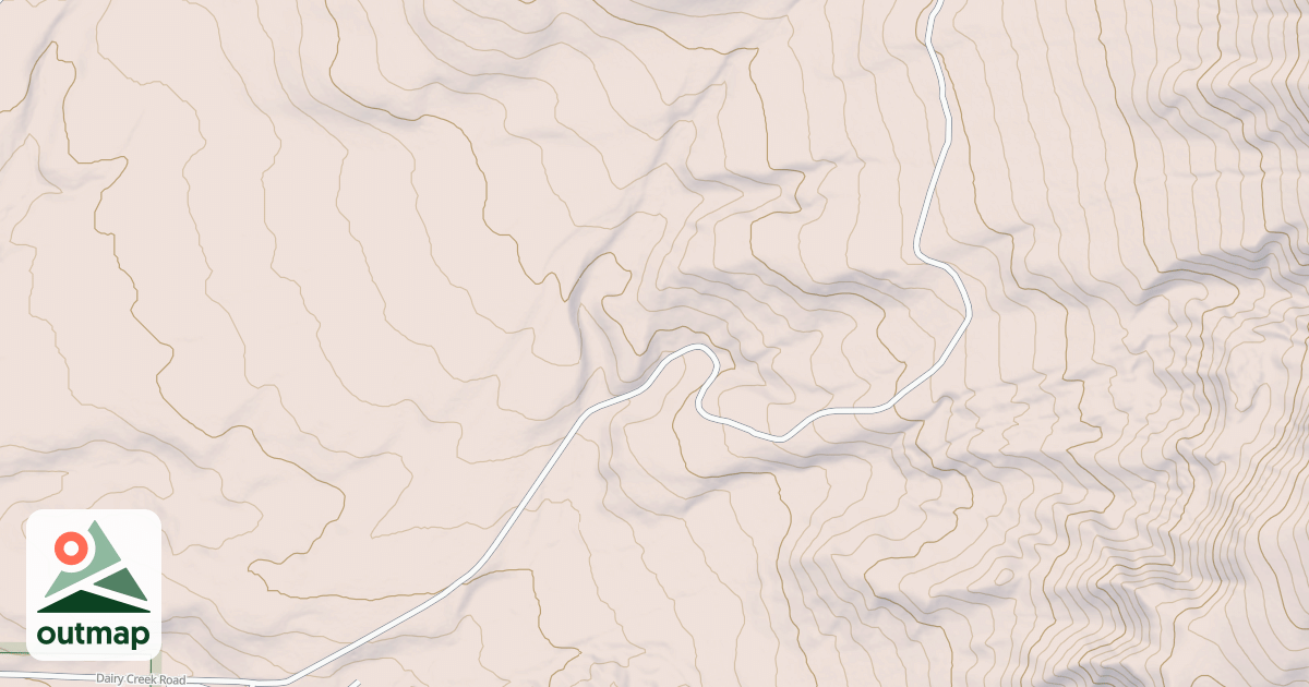 Map of DAIRY CREEK
