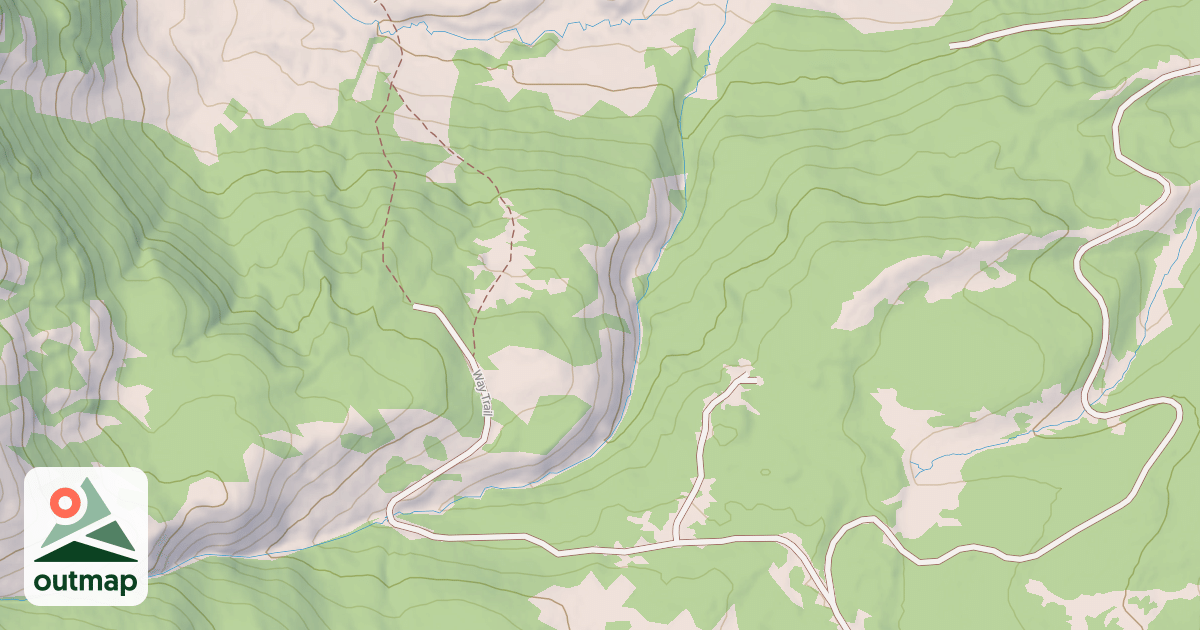 Map of POISON CREEK SPUR H