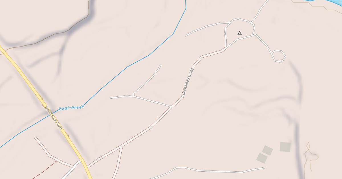 Map preview of COAL CREEK ACCESS