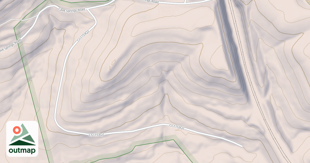 Map of CAVE SPRING