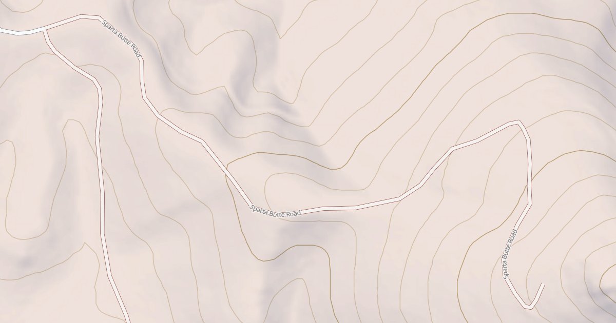 Map preview of SPARTA BUTTE