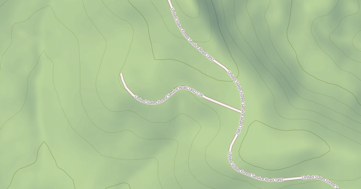 Map preview of USFS National Forest System Roads {01B87198-B98B-4998-BAEF-CA766DC2958D}
