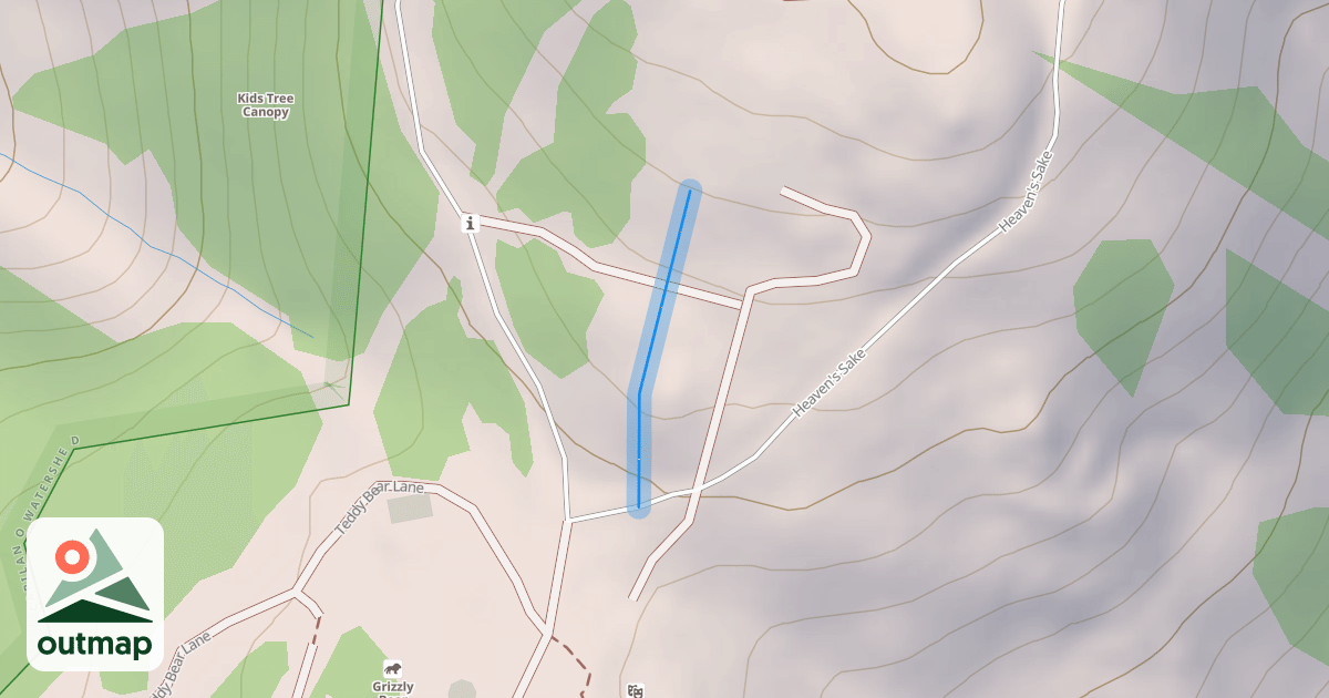 Map of Lower Peak