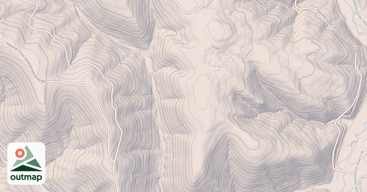 Map of USFS Motor Vehicle Use Map Trails 18211