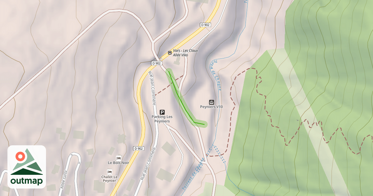 Map of Les Plans