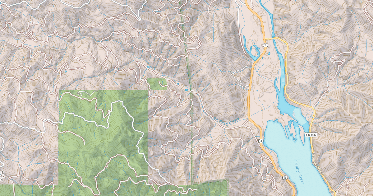 Map preview of BUCKEYE CREEK