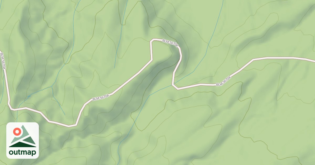 Map of BLM National GTLF Public Motorized Roads 5cc4f55d-1804-4927-81b8-48060465386a