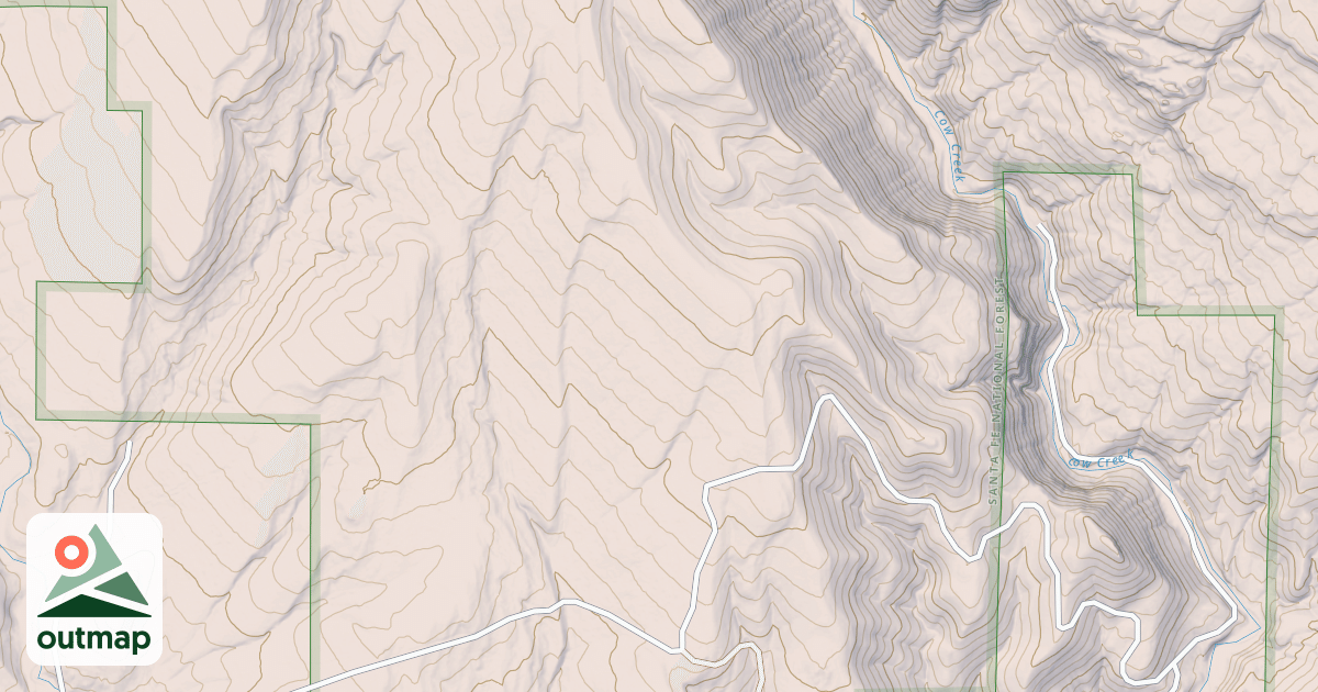 Map of USFS Motor Vehicle Use Map Roads {624BA615-2632-4BA1-9EF6-63F538CB84EA}