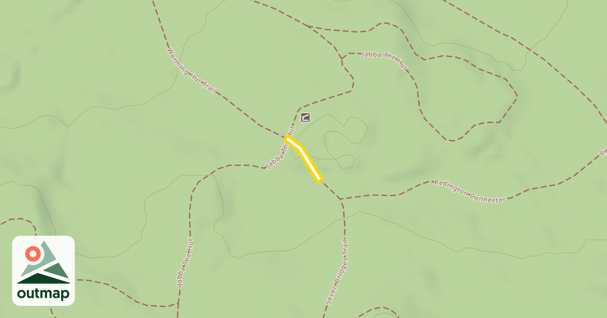 Map of Warming Hut Trail