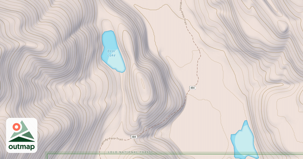 Map of Bear Creek