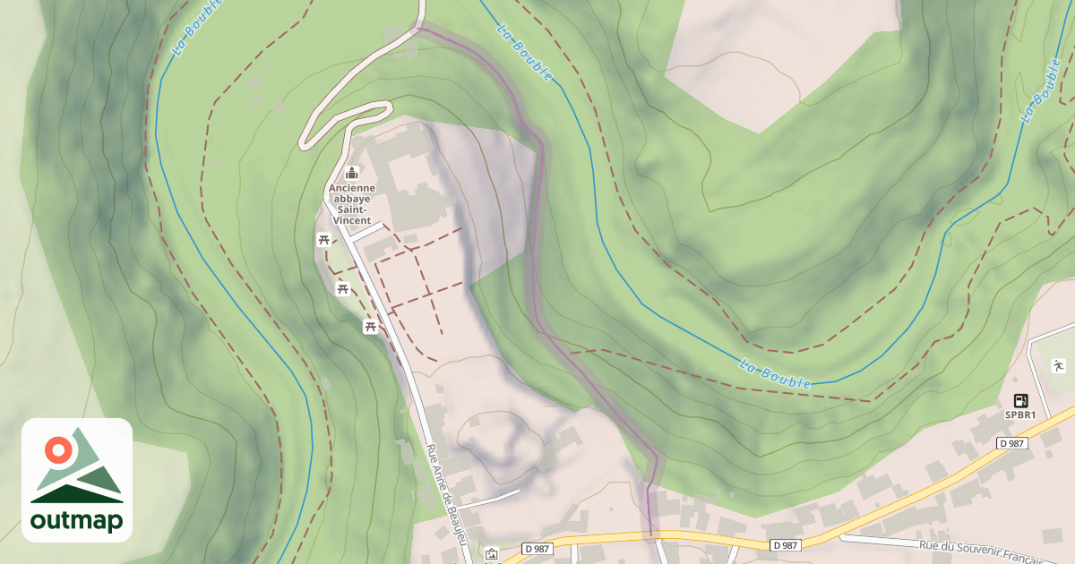 Map of Chemin du Caroussel