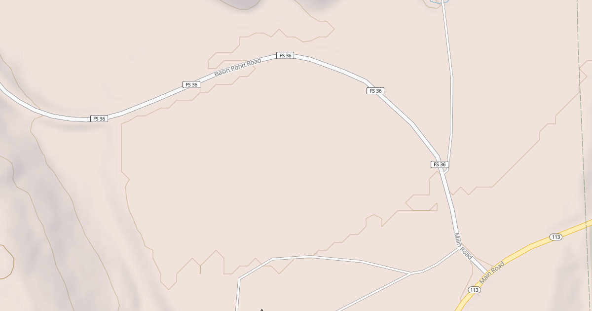 Map preview of BASIN POND
