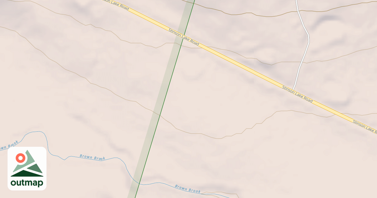 Map of Buzzell Brook Extension Snomo