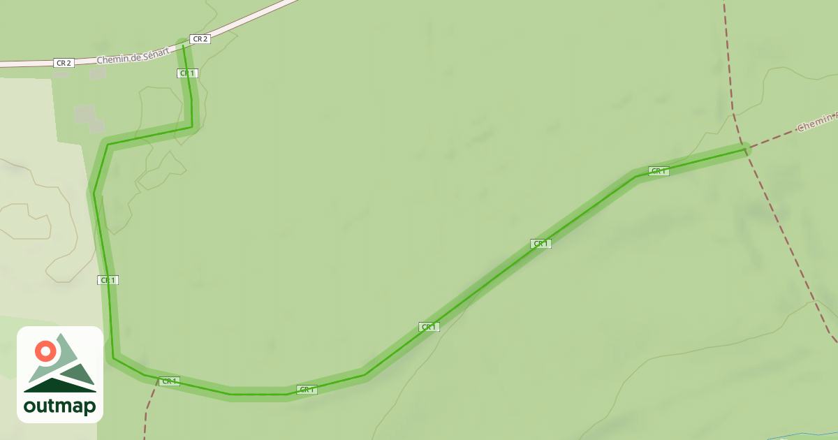 Map of Chemin de Guillorie