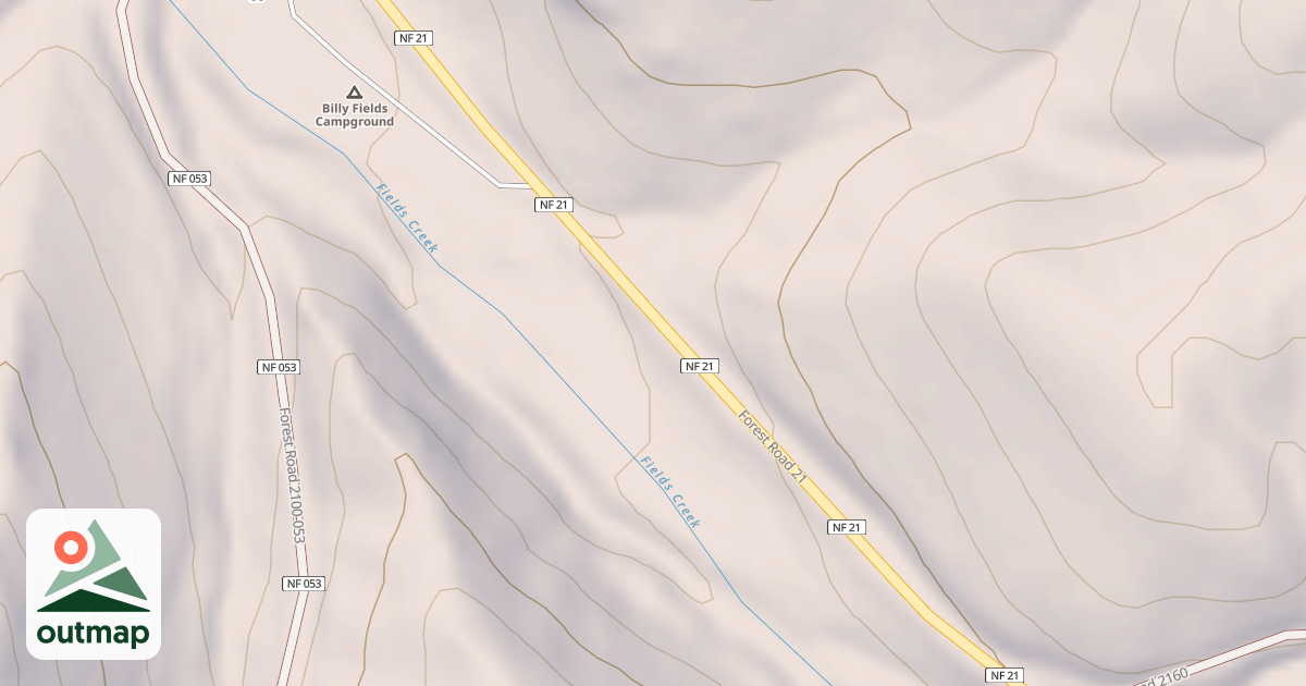 Map of BILLY FIELD CG LOOP 2 MRS