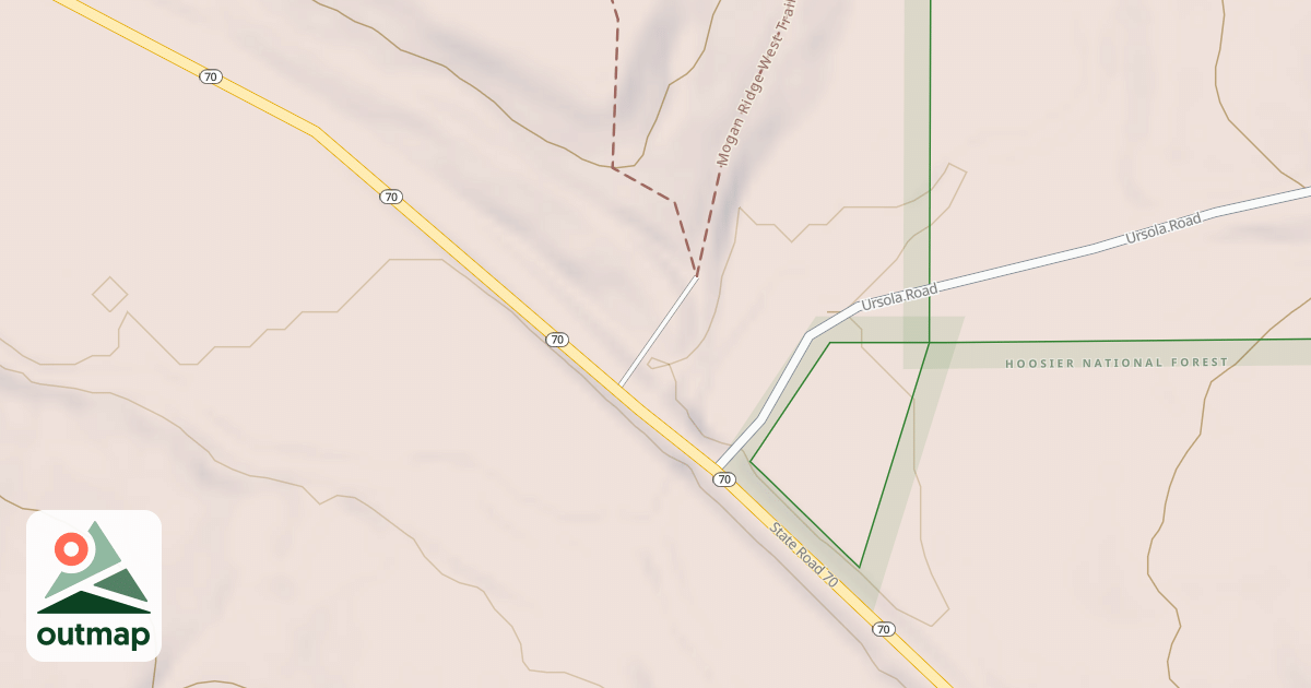 Map of LONG RUN CREEK (TRAIL SYSTEM)