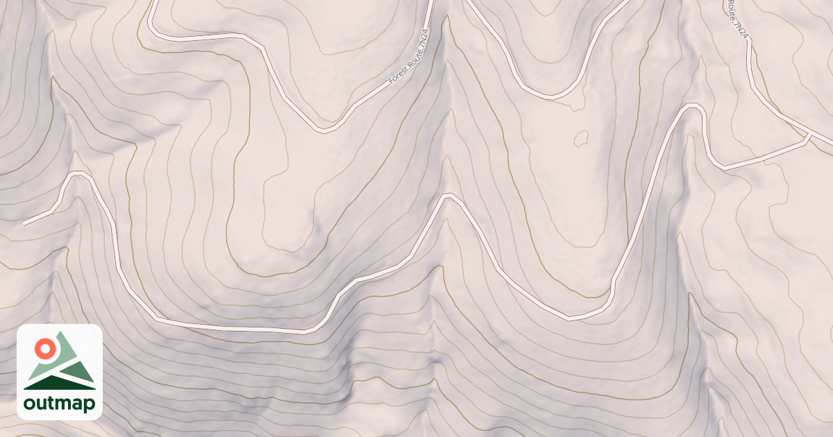 Map of USFS National Forest System Roads {15E5D824-5121-44E3-A436-08C162C8B21A}