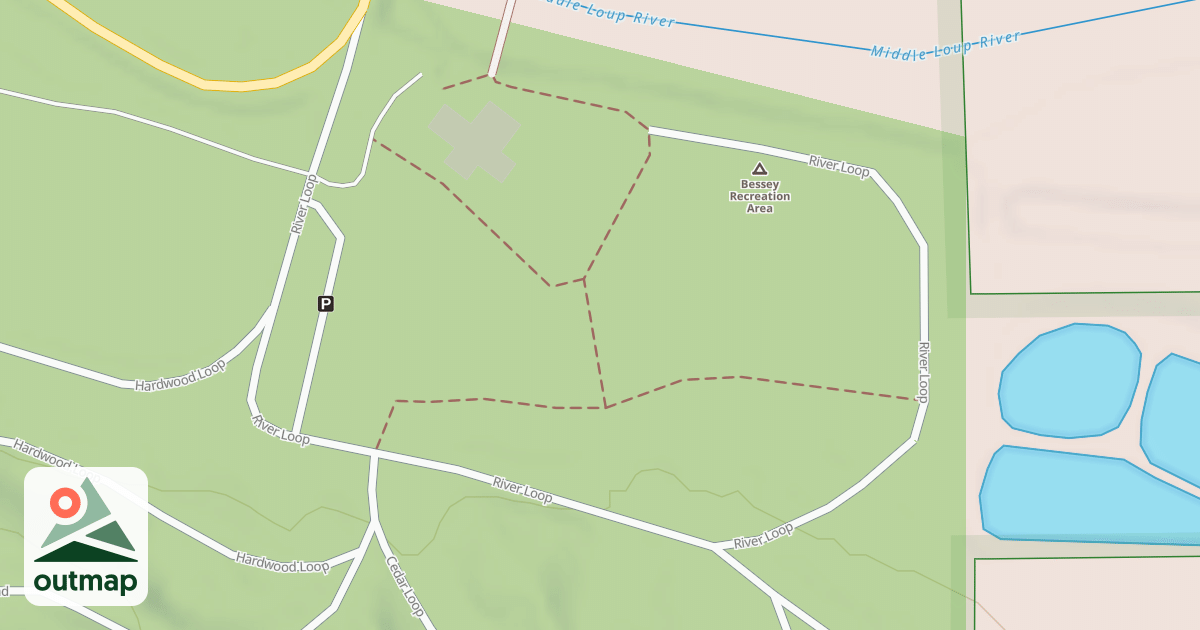Map of BESSEY REC AREA LOOP