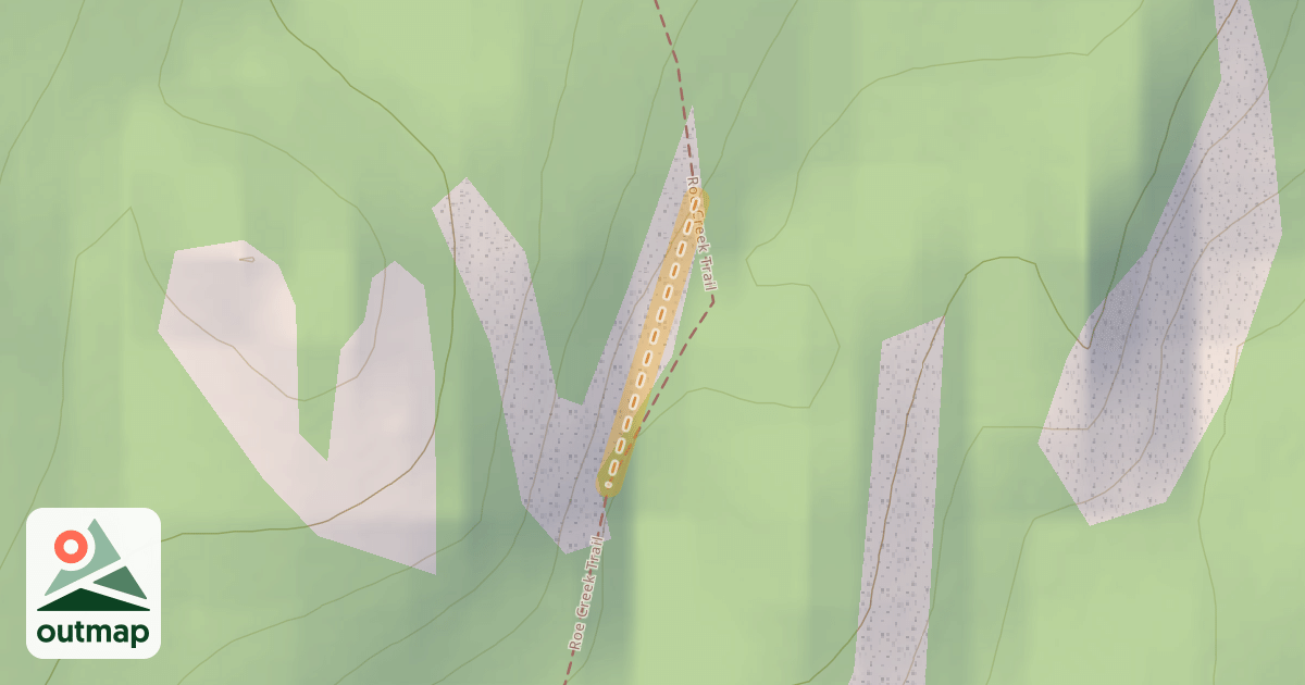 Map of Brew ski shortcut