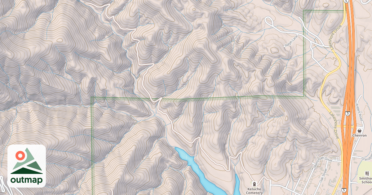 Map of DONEY CREEK
