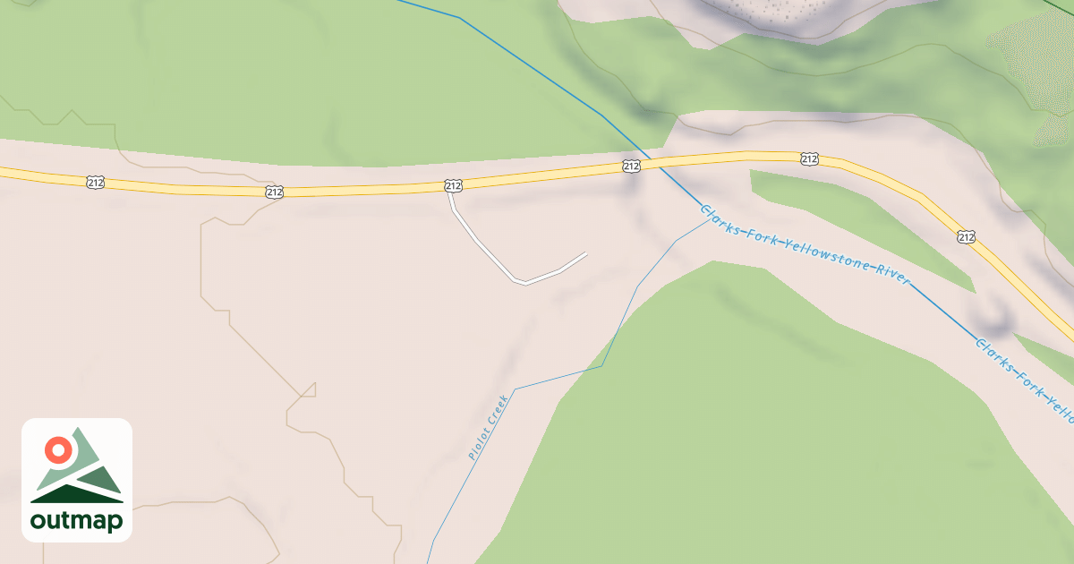 Map of CACHE CREEK