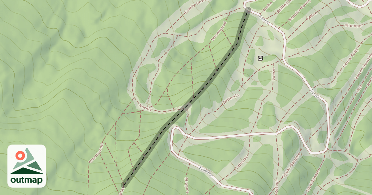 Map of Jip & Josh Chutes