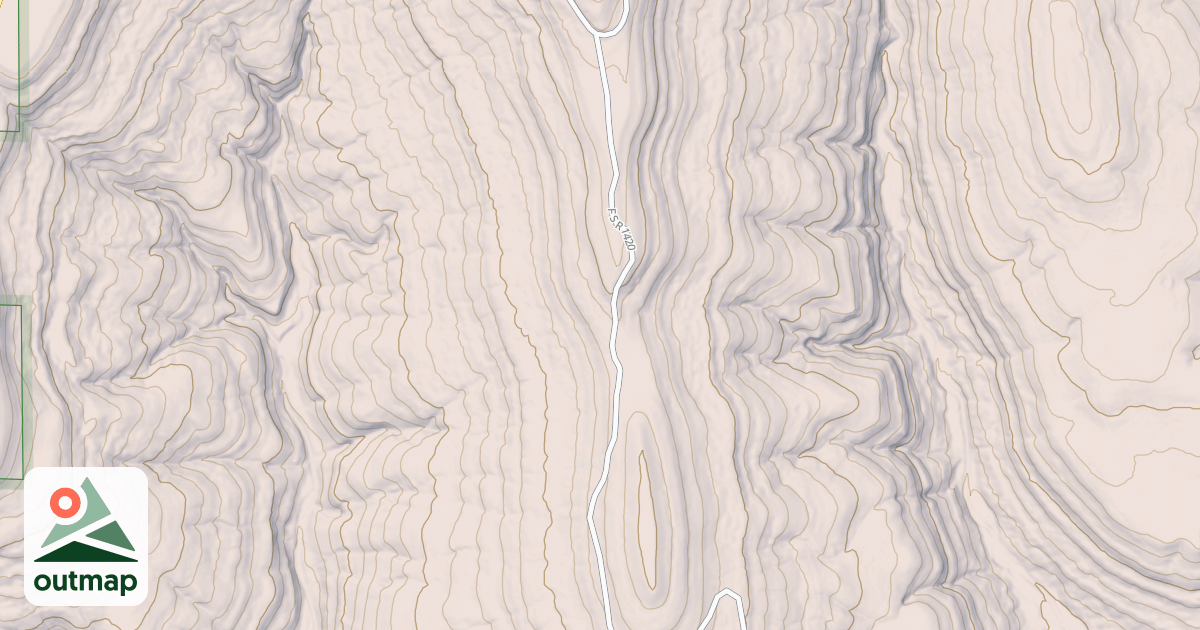 Map of HORSEWATER RIDGE
