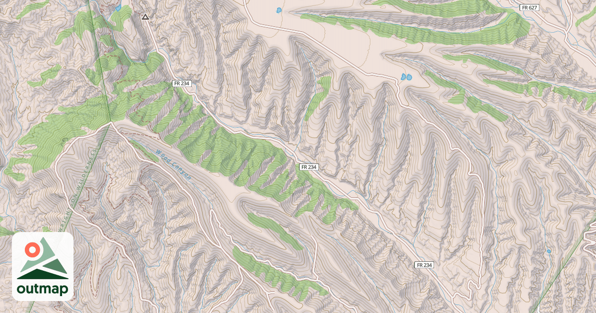 Map of ADOBE CANYON
