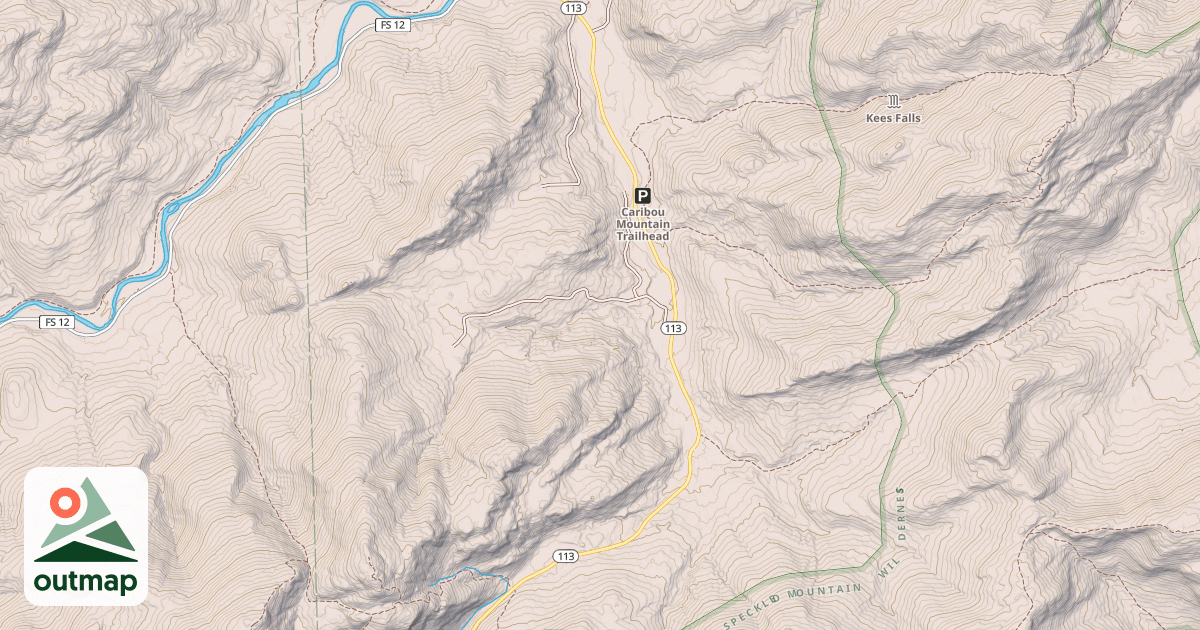 Map of Evans Notch Snomo Corr19/its80