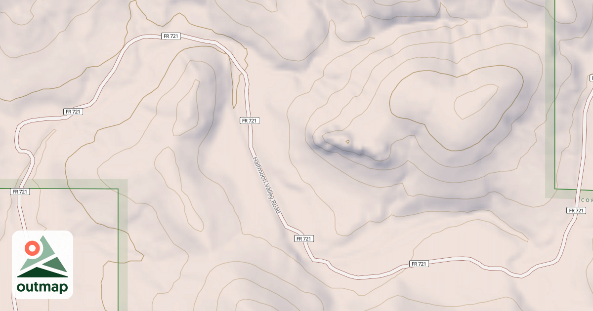 Map of HALFMOON VALLEY